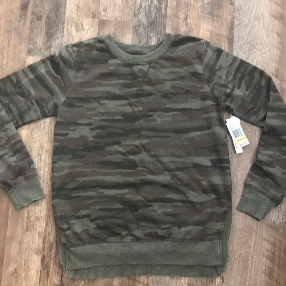 Camo crew neck